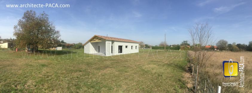 Maison d'architecte à budget serré (Couffouleux dans le TARN)