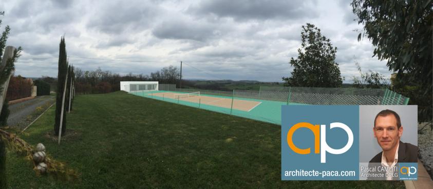 Terrain de TENNIS + Tennis HOUSE - Albi TARN