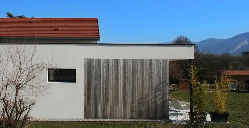 Maison ML - Détail façade Ouest
