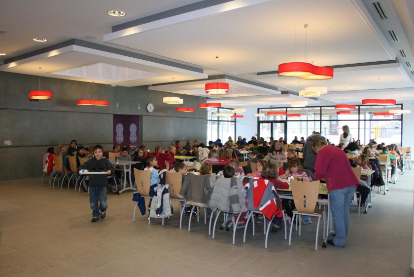 Demi-pension, cantine_salle de restaurant - Collège du Trièves à Mens