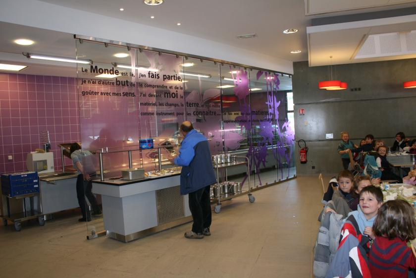 Demi-pension, cantine_self - Collège du Trièves à Mens