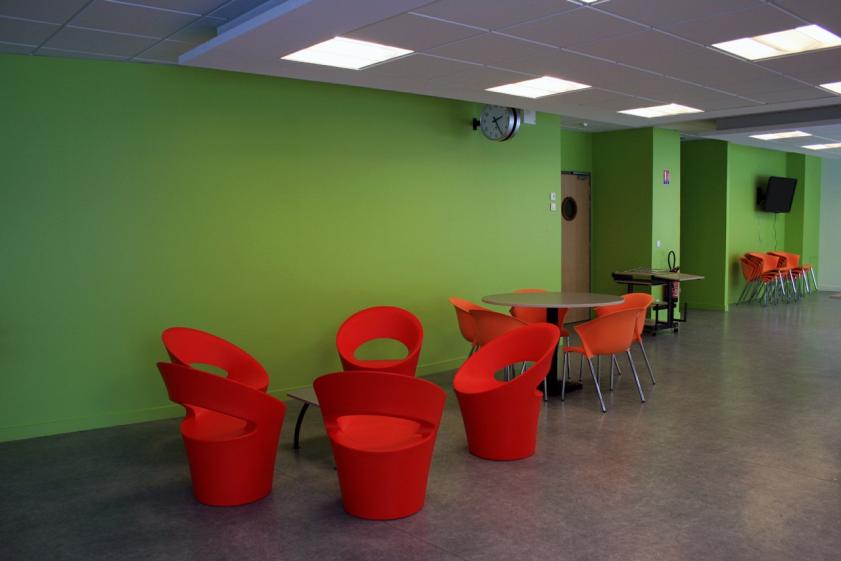 Internat, salle commune - Collège du Trièves à Mens