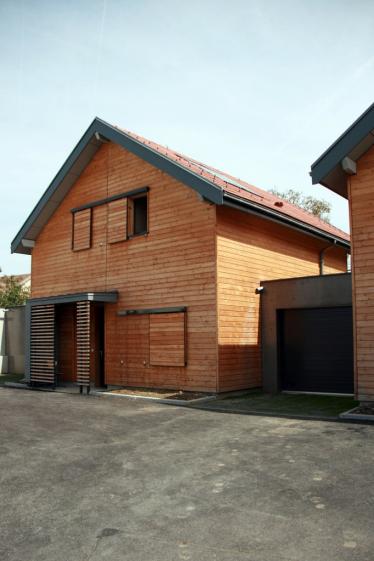 Villas - Façade Nord - Collège du Trièves à Mens