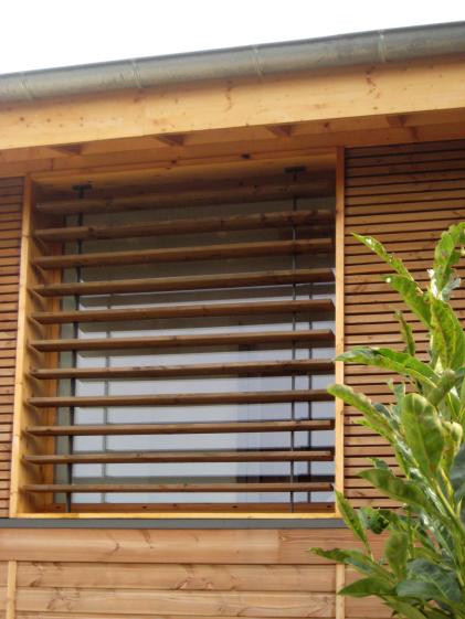 Détail brise soleil  - Maison Ternant