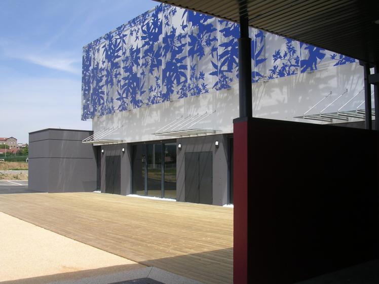 Espace Montgolfier à Davézieux - Vue de l'entrée  