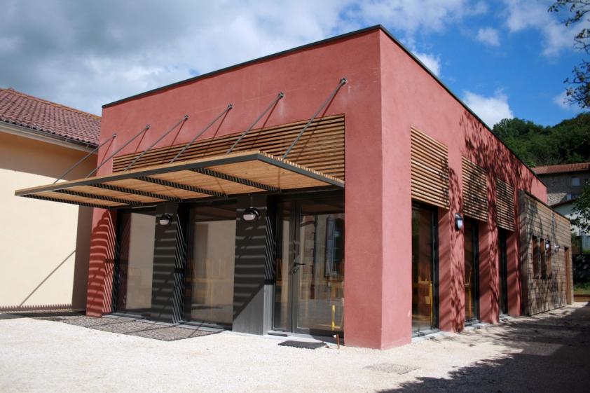 Cantine  - façade sud - Groupe Scolaire Saint Lattier