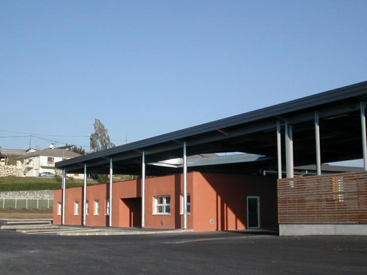 Façade principale - Centre Technique à Saint Marcellin