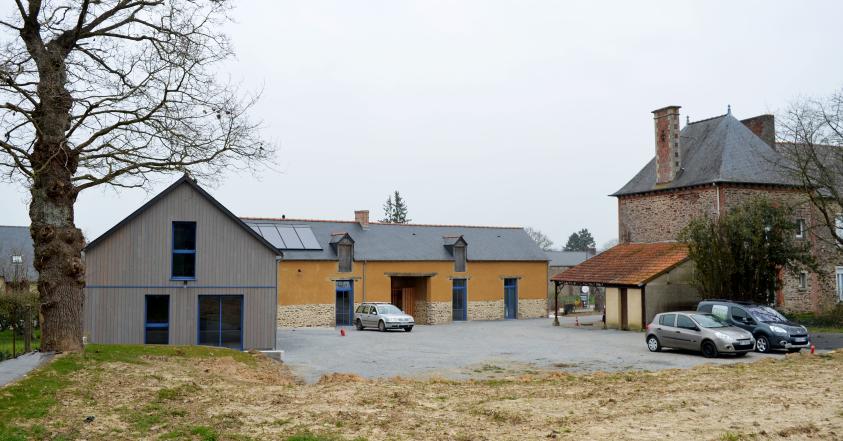 Vue d'ensemble depuis la cour intérieure