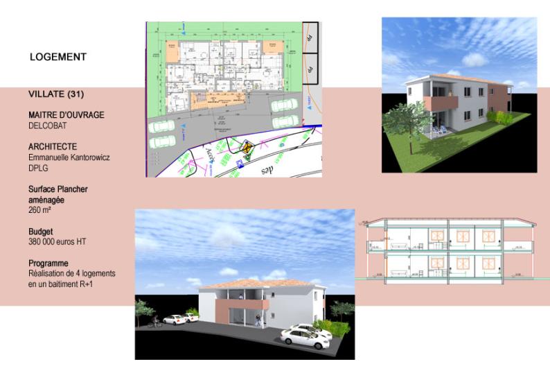 4 logements  collectifs