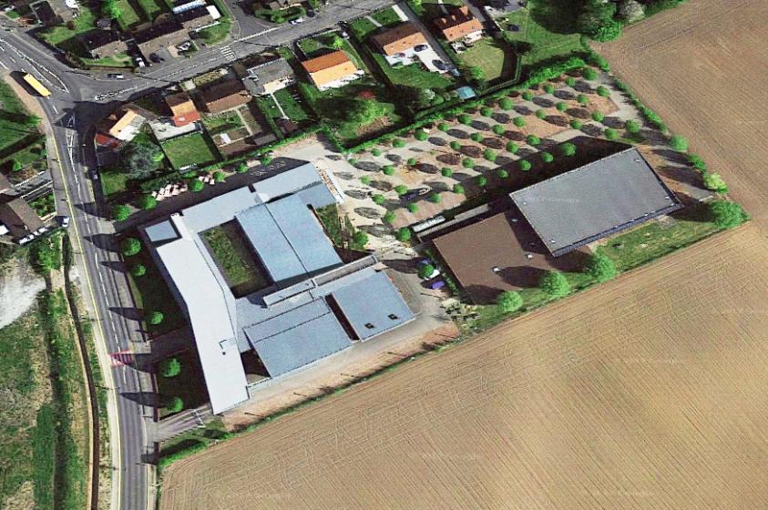 EXTENSION DE LA FACULTE DES SPORTS - LIEVIN: vue aérienne