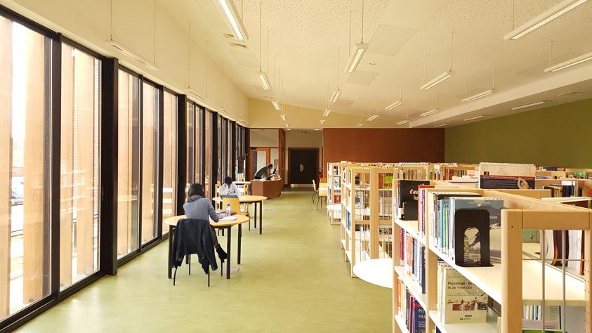 EXTENSION DE LA FACULTE DES SPORTS - LIEVIN: bibliothèque