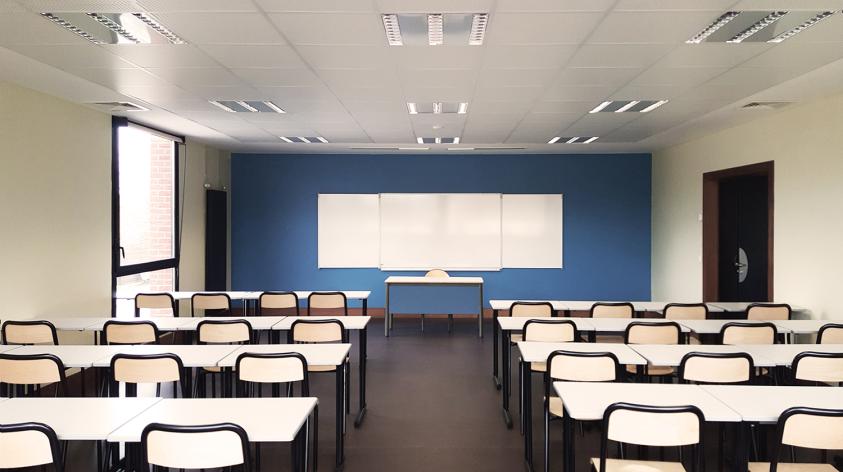 EXTENSION DE LA FACULTE DES SPORTS - LIEVIN: salle de cours