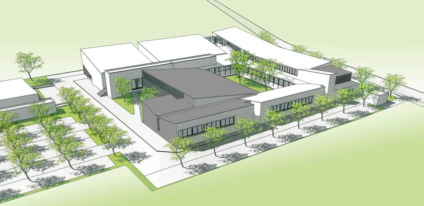 EXTENSION DE LA FACULTE DES SPORTS - LIEVIN: modélisation