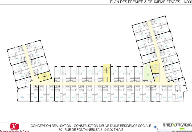 plan des R+1 et R+2