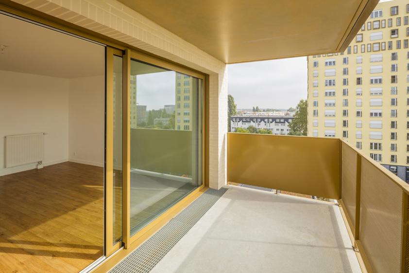 Balcon en prolongement du séjour