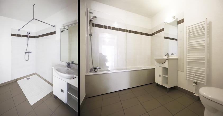 Salles de douche et de bain