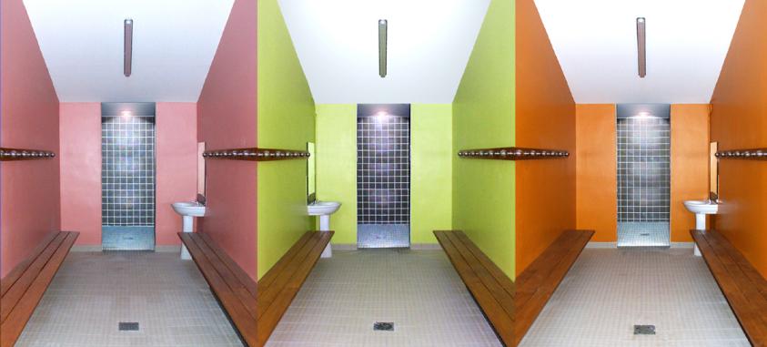 GYMNASE ET CENTRE DE RECHERCHE DE LA FACULTE DES SPORTS - LIEVIN: vestiaires