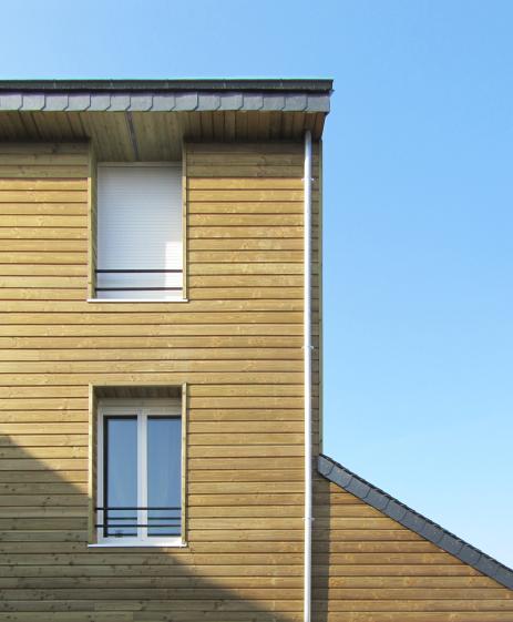 LOGEMENTS H&E - FRANQUEVILLE-SAINT-PIERRE : logements collectifs bois