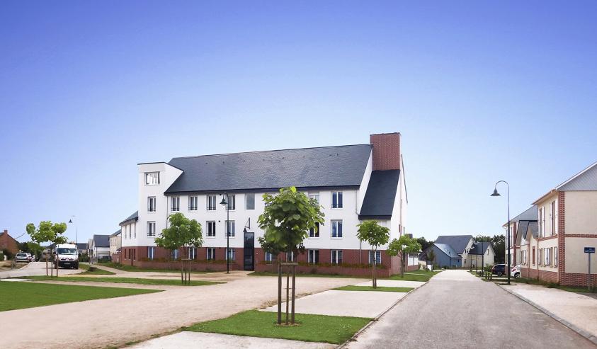 LOGEMENTS H&E - FRANQUEVILLE-SAINT-PIERRE : immeuble collectif  11 logements