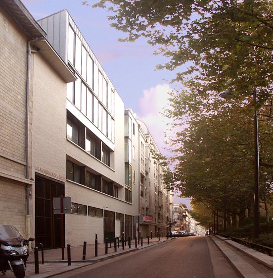 Vue sur la rue Belliard