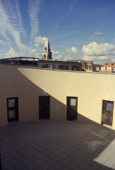 vue de la cour-patio en R+2