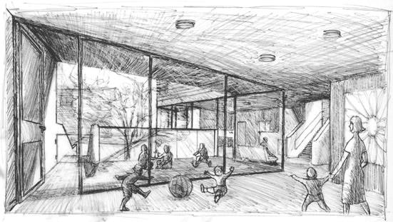 croquis atrium