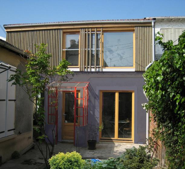 Nouvelle façade surélevée