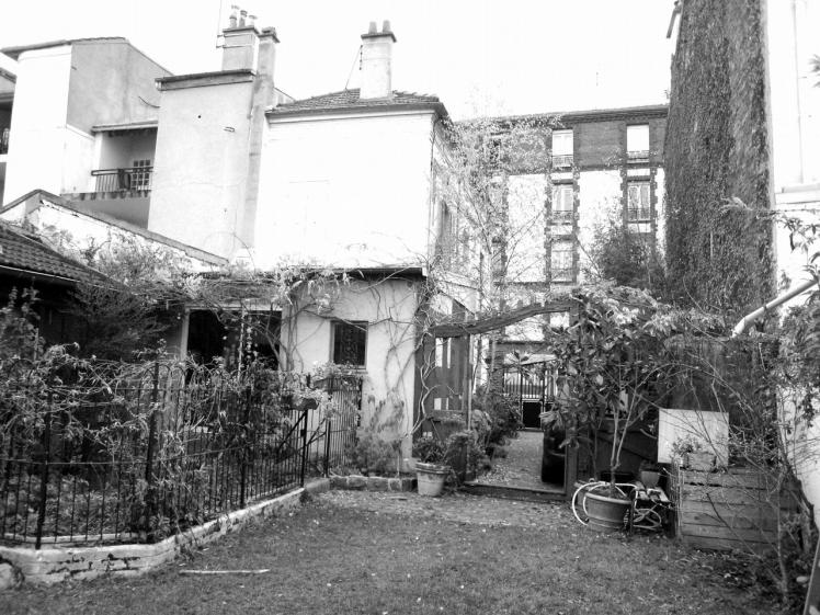 Vue avant projet côté jardin