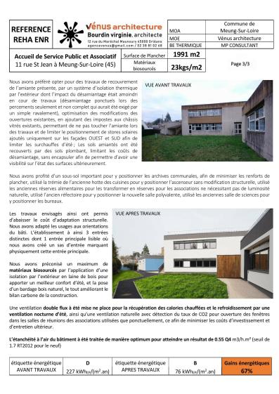Accueil de services publics & associatifs de Meung-Sur-Loire (45)