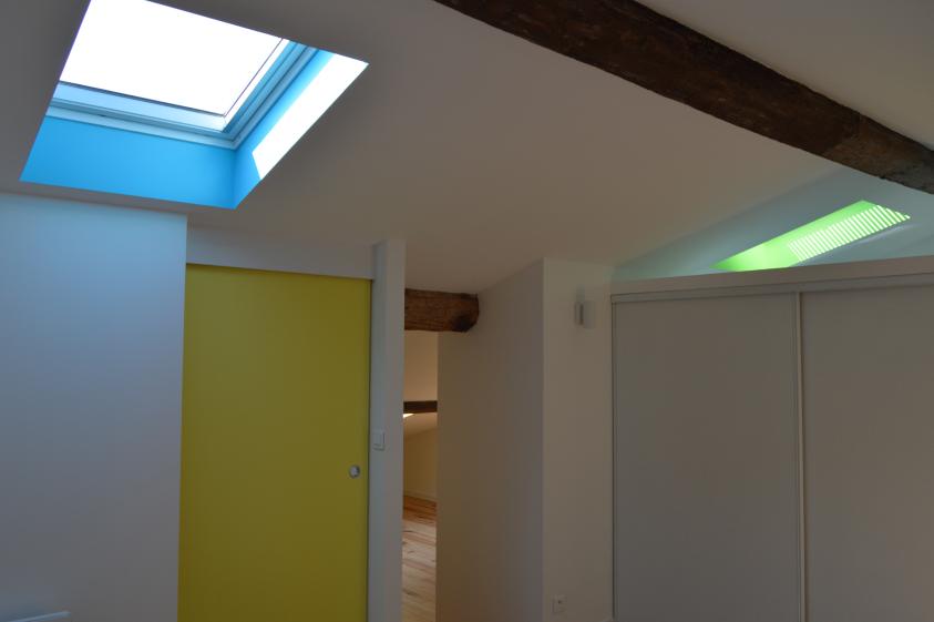 Chambre sur mezzanine