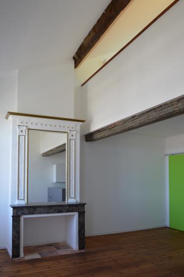 Double hauteur dans séjour