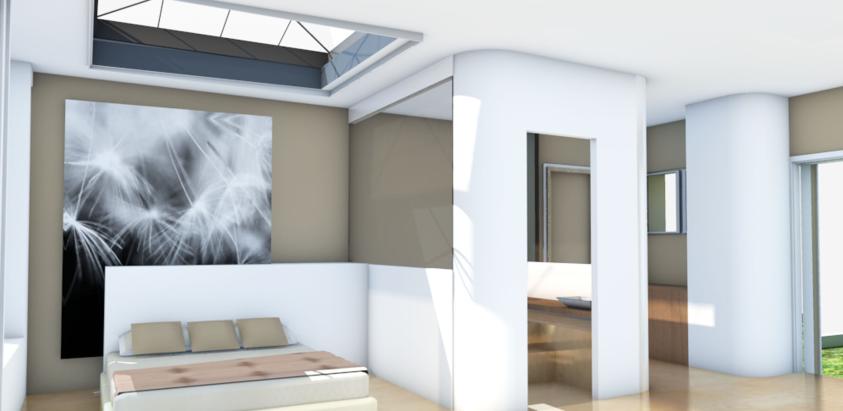 la Suite avec chambre et salle de bain indépendante