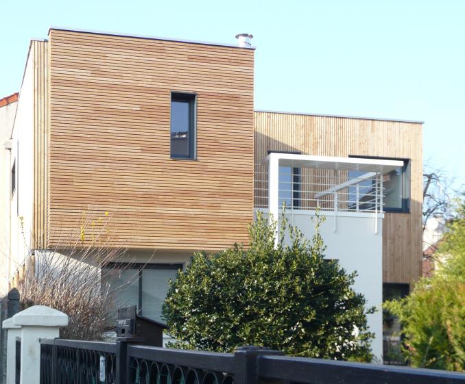 Surélévation bois et terrasse. ARCHI-V.O