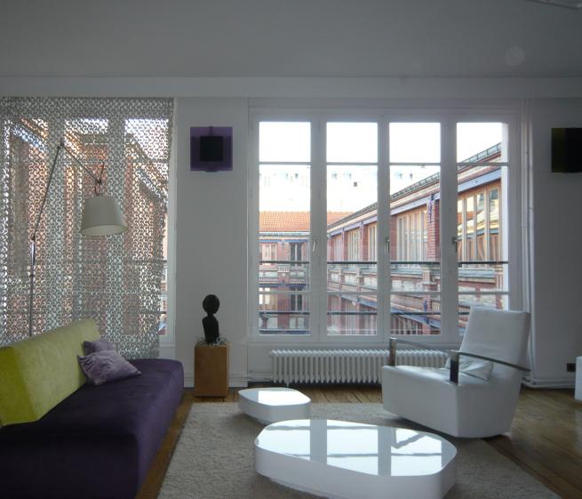 Transformation d'un atelier d'ébéniste en loft. Appartement RV / ARCHI-V.O