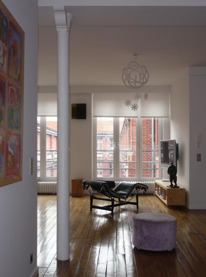 Transformation d'un atelier d'ébéniste en loft. Appartement RV / ARCHI-V.O