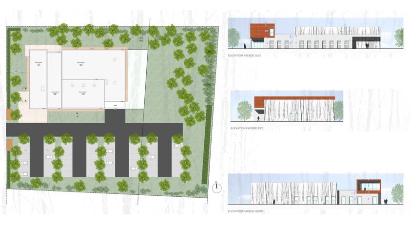 Plan et façade