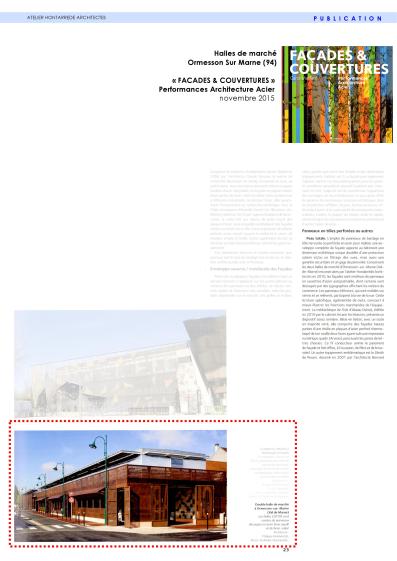 Publication: FACADES & COUVERTURES
