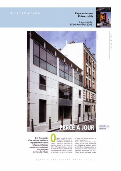 Publication L'empreinte n°56 - 2002