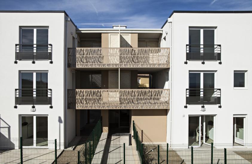 Vue d'une façade