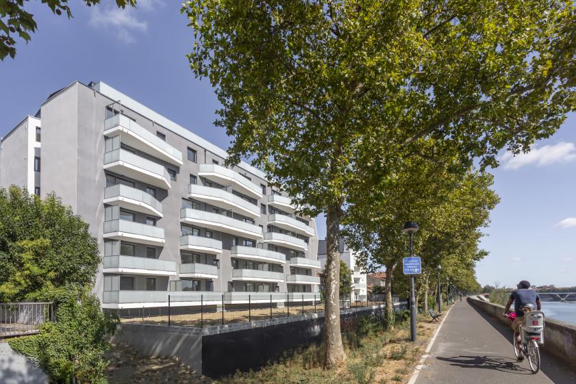 Façade Est - Côté Garonne