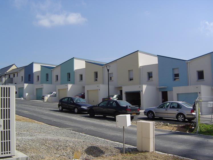 Les jasmins - 7 maisons individuelles - Façade Nord