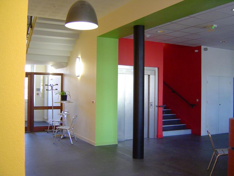 Maison de quartier La Touche Hall d'entrée