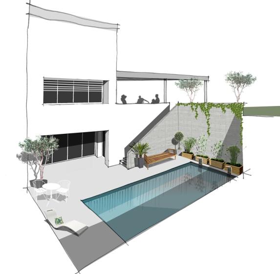 Maison contemporaine bioclimatique