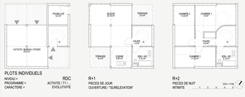 18 logements et activités en coeur d'îlot