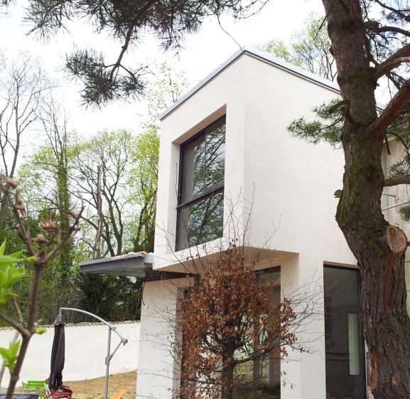 Rénovation et agrandissement d'une maison individuelle. 