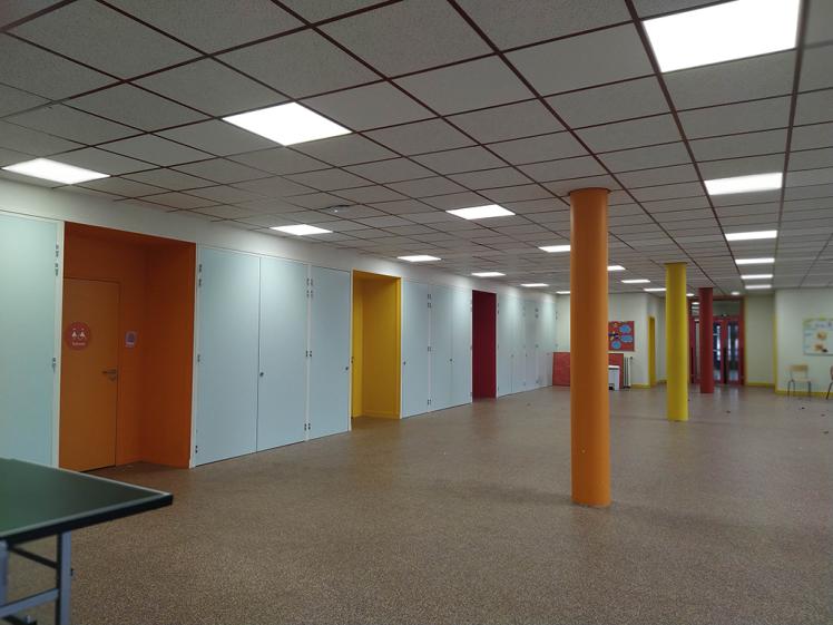 La salle d'activités commune