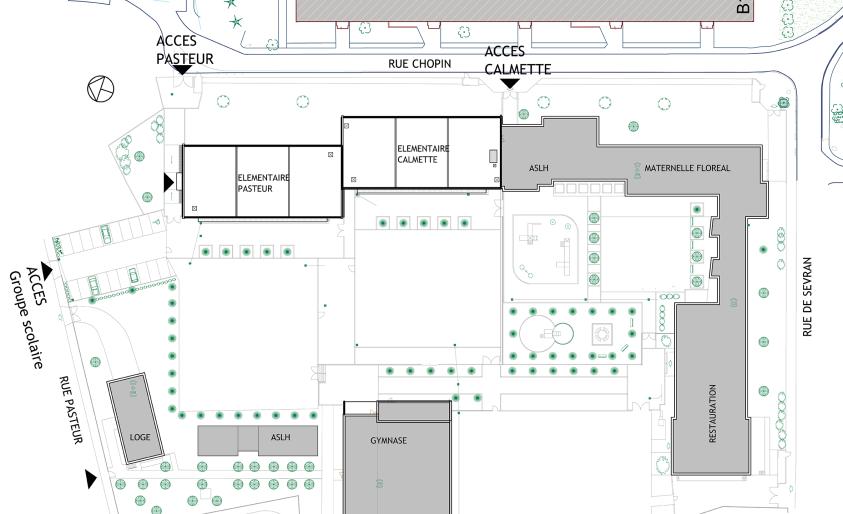 Plan de Masse du groupe scolaire