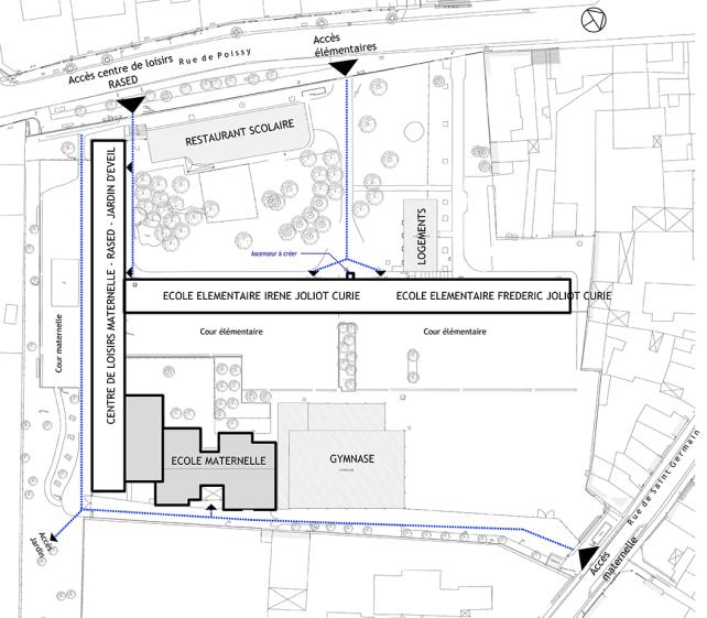 Plan de Masse - Groupe scolaire Joliot Curie