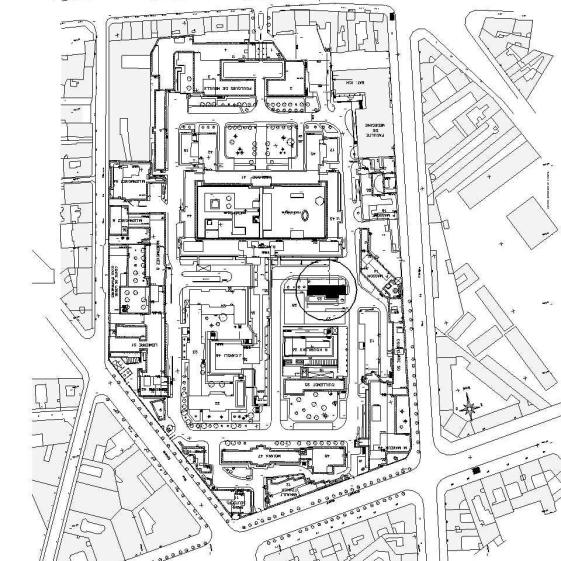 Plan de Masse de l'hôpital