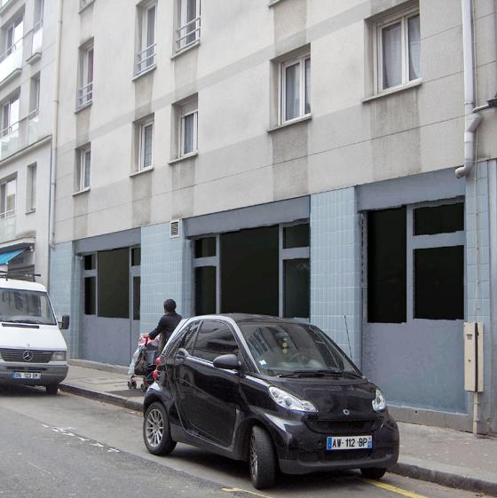 Depuis le rue de la Goutte d'Or